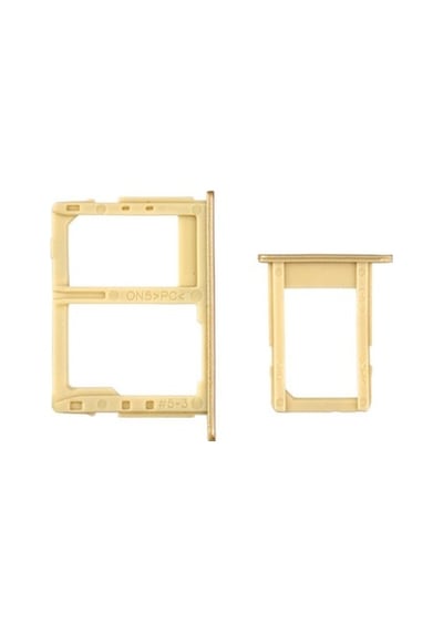 Samsung Uyumlu Galaxy J5 Prime G570 Sim Kart Tepsisi Gold Çift