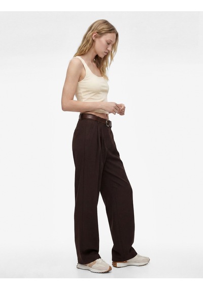 Koton Pamuklu Slim Fit U Yaka Kolsuz Bluz Sarı 6sal30299ık