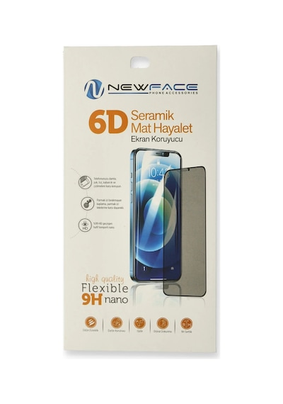 Newface - 478 - Xiaomi Redmi Note 9 Pro 6d Mat Seramik Hayalet Nano - Zero-hls - Ekran Koruyucu