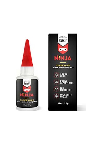 Selsil Ninja Süper Glue Japon Yapıştırıcı 20 Gr