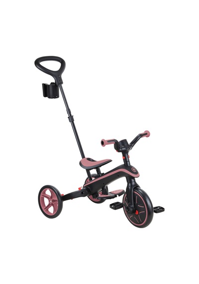 Globber Explorer 4in1 Katlanabilir Bisiklet Koyu Pastel Pembe Çok Renkli