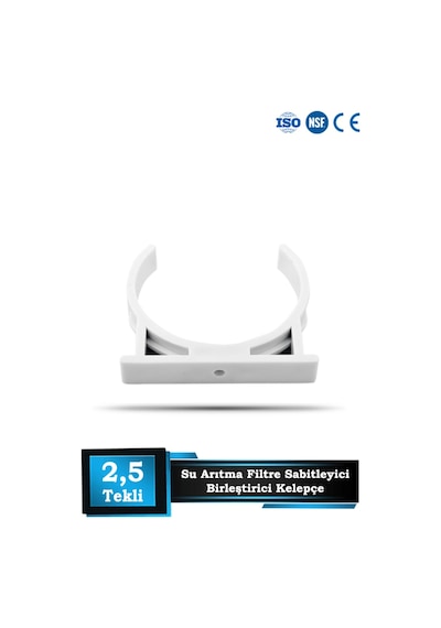 Sumarkt Su Arıtma Filtreleri Için 2.5 Tekli Kelepçe