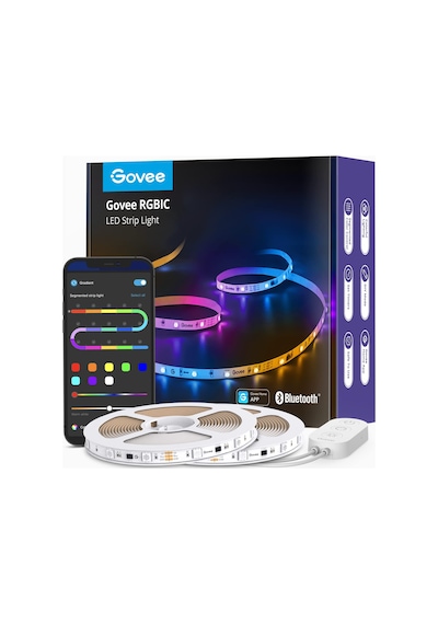 Govee Led Şerit, Rgbıc Led Şerit 20m, Müzik Senkronizasyonu, Segment Kontrolü, Renk Değişimi, 64 Sahne Modu, Uygulama Aracılığıyla Kontrol Edilebilir, Parti, Ev, Yatak Odası, Tv İçin, 2 Rulo 10m Siyah Govee Led Şerit, Rgbıc Led Şerit 20m, Müzik Senkronizasyonu, Segment Kontrolü, Renk Değişimi, 64 Sahne Modu, Uygulama Aracılığıyla Kontrol Edilebilir, Parti, Ev, Yatak Odası, Tv İçin, 2 Rulo 10m Siyah