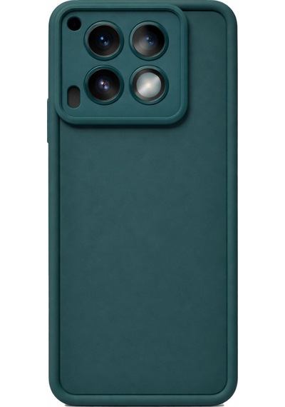 Tecno Camon30-4g 5g Uyumlu Kamera Çıkıntılı Mat Silikon Telefon Kılıfı Yeşil