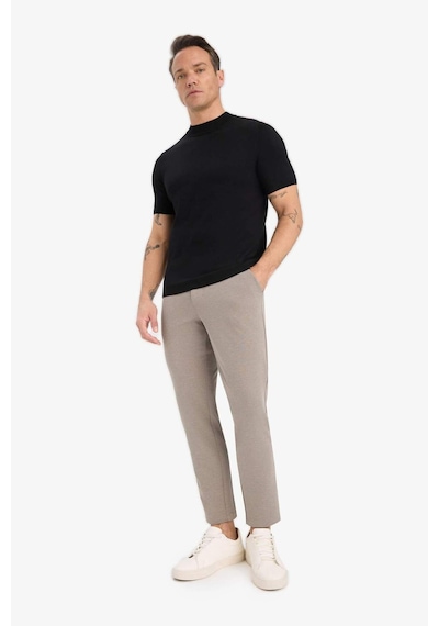 Defacto Jogger Fit Cepli Esnek Kumaş Düz Paça Pantolon T6317az25aubg404 Bej