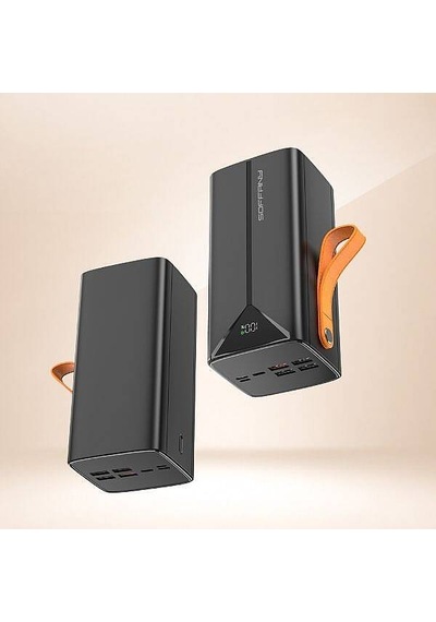 Hy-250 50.000 Mah Powerbank 22.5w Type-c + Lightning + Usb-a Çı Siyah