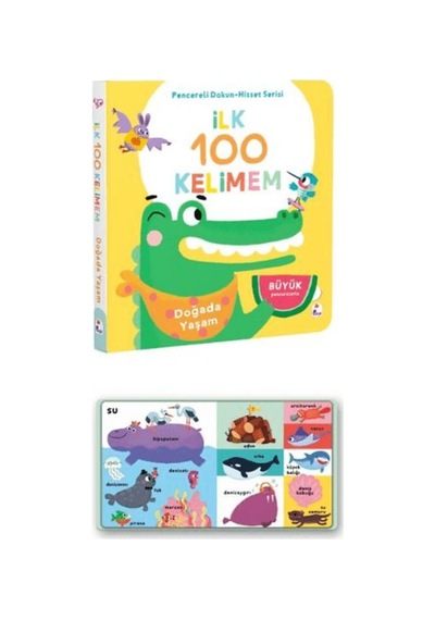 İlk 100 Kelimem Doğada Yaşam Pencereli Dokun-hisset - Ezjı-759479
