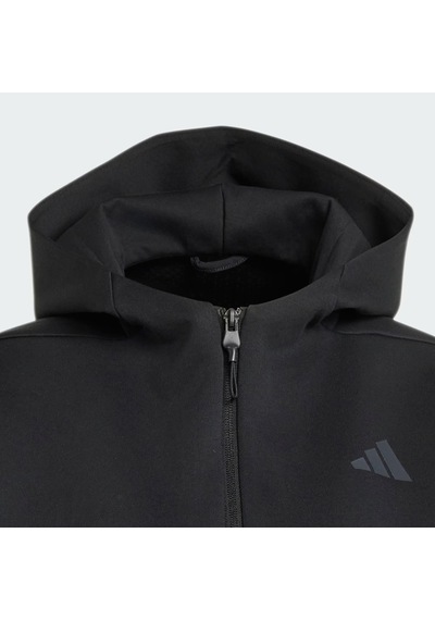 Adidas Z.n.e. Cropped Full Zip Kadın Sweatshirt C-adıkf6392b30a00 Siyah