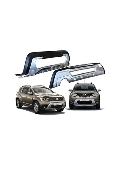 Dacia Duster 2018-2020 Ledli Ön Arka Tampon Ek Koruma Difüzör