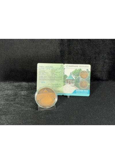 2019 Nasreddin Hoca No. 5 "dünyanın Ortası Burasıdır" Sertifikalı Bronz Hatıra Parası