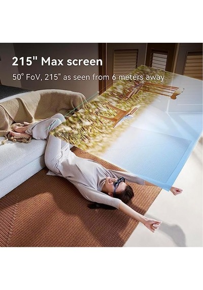 Rokid Max Ar Gözlük 215 Sanal Ekran, 1080p Full Hd, Taşınabilir Sinema Deneyimi