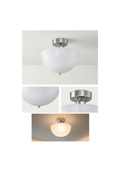 Roma Plafonyer Avize - Modern Retro Tavan Aydınlatması - Salon, Yatak Odası, Mutfak, Koridor, Antre Ve Hol Tavan Aydınlatması Opal - Krom Opal - Krom Roma Plafonyer Avize - Modern Retro Tavan Aydınlatması - Salon, Yatak Odası, Mutfak, Koridor, Antre Ve Hol Tavan Aydınlatması Opal - Krom Opal - Krom
