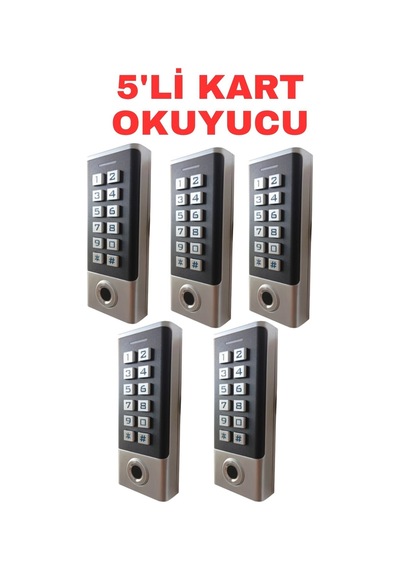 Sr-211 Em-w Parmak İzi Kart Okuyucu 125 Khz Ip68 Şifreli Biyometrik Geçiş Kontrol Sistemi 10000 Kullanıcı 5 Adet