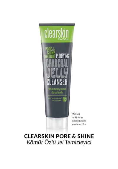 Avon Clearskin Pore Shine Gözenek Ve Parlaklık Kontrolü İçin Yüz Temizleme Jeli 2 x 100 ML
