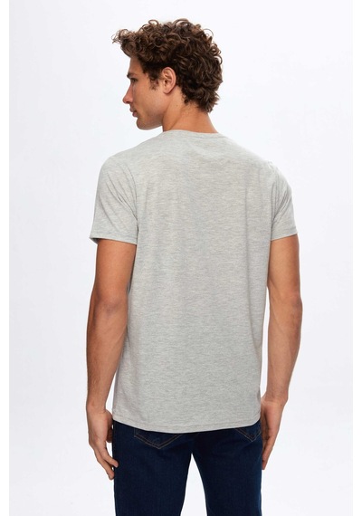 D's Damat Ds Damat Regular Fit Gri Düz T-shirt 2hc140632006m Gri