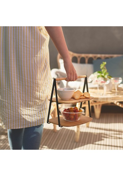 Ikea Fullspäckad Servis Standı 28x20 Cm Siyah
