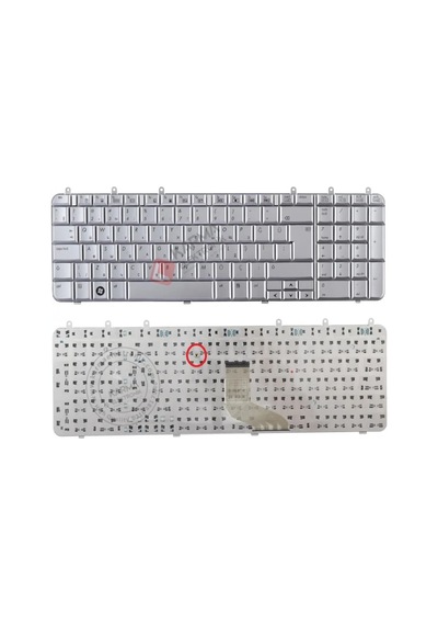 Hp Dv7-1183cl Dv7-1177ca Notebook Klavyesi - Silver - Tr