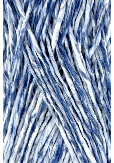 Premium Softee Raffia Ebruli Yumuşak Rafya Kağıt İp Çok Renkli El Örgü İpi Hobi İpi Lacivert Batik