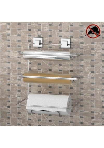 Geseus Yapışkanlı Folyoluk Streçlik Kağıt Havlu Asacağı Ef032 Çok Renkli