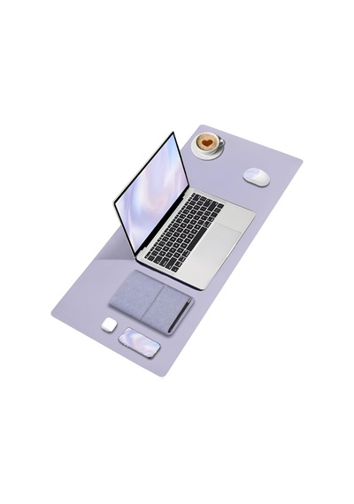 Black Deer Pu Deri Mouse Pad Dikişli Kenar Dayanıklı Büyük Boy Çi