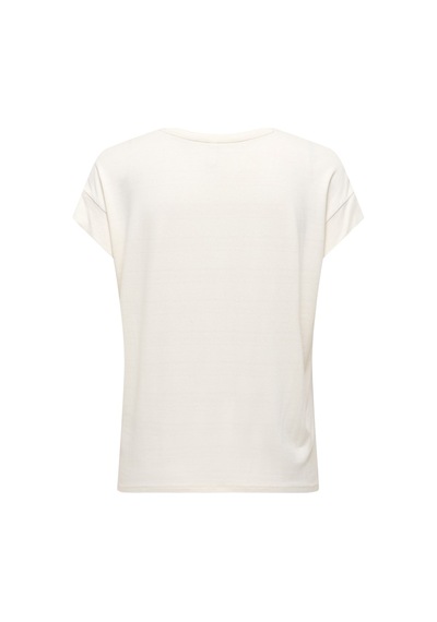 Only Onlcarrıe S/s Stıtch Glıtter Top Jrs Kadın Gri T-shirt - 15369279