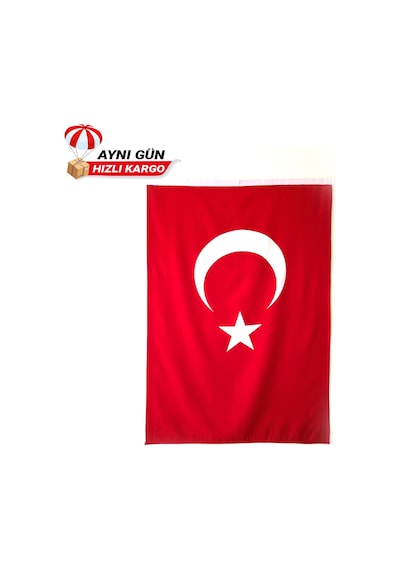 Renkli Atatürk Bayrağı ve Türk Bayrağı 70x105 CM