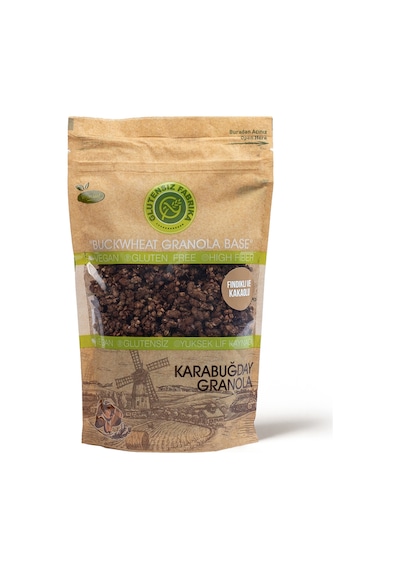 Glutensiz Fabrika Fındık ve Kakaolu Yulaf Karabuğday Granola 300 G