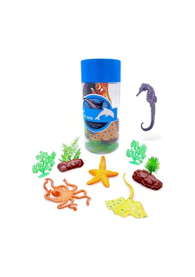 Ctoys Mini Karışık 12 Parça Deniz Hayvanları Seti C18-1c