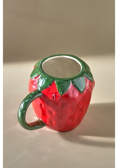 Karaca Strawberry 680 Ml Mug Kırmızı