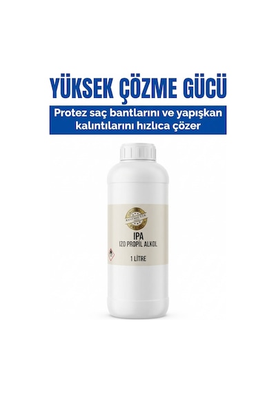 Kozmetik Atölyesi Ipa Protez Saç Temizlik Solventi 1 L