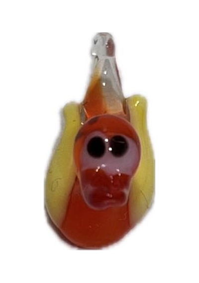 El Yapımı Mini Murano Cam Ördek Biblo A169-05