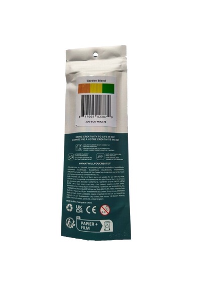 Start+ Eco Pla Garden Blend 3d Kalem İçin 75 Çubuk Filament - 3ds-eco-mıx2-75 Garden Blend