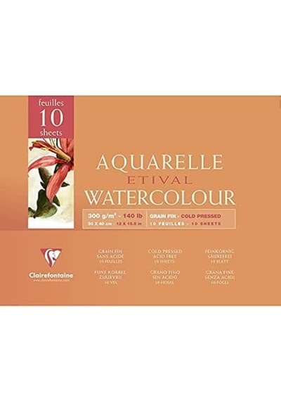 Aquarelle Yapışkan Kenarlı Defter, 240x320 Mm