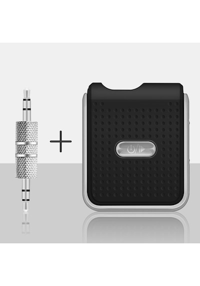 Bluetooth 4.2 Stereo Ses Alıcısı Hands-Free Araç Kiti Yaka Klipsl