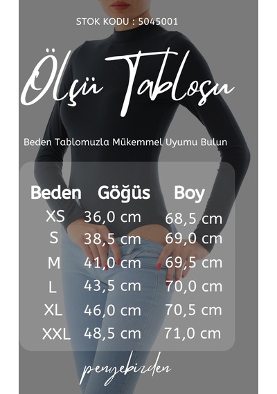 Kadın Viskon Boğazlı Kopçalı Zıbın Body-füme-füme Füme
