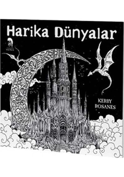 Harika Dünyalar - Yetişkinler İçin Boyama Kitabı - Kerby Rosanes - Romos