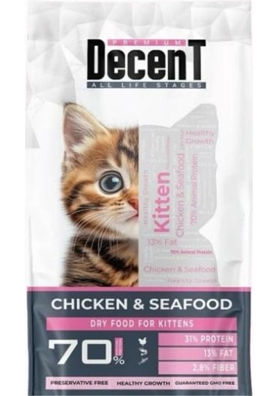 Decent Tuk & Deniz Ürünlü Yru Kedi Sı 1,5 Kg