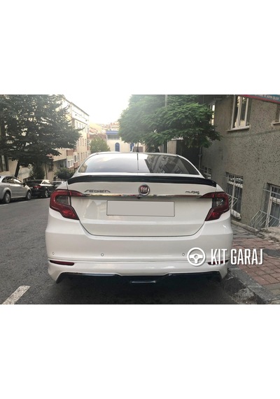 Kit Garaj Fiat Egea Spoiler Plastik Boyalı