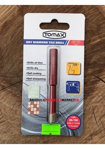 Tomax 6mm Granit Mermer Delme Panç Porselen Elmas Delici