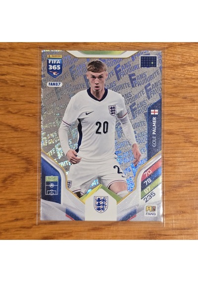 2026 Cole Palmer Fans Favourite Silver Oyun Kartı - Fan87