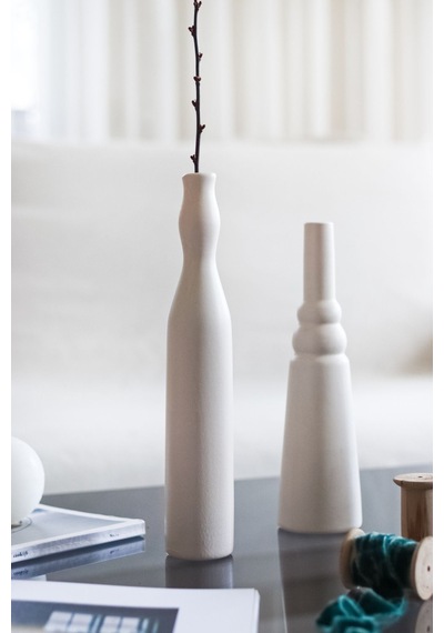 Morandi Pure 2'li Set Vazo, Dekoratif Obje Mavi, Sarı - 43807701 Mavi, Sarı