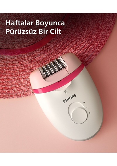 Bre255/05 Kablolu Epilatör,bacak İçin Kullanım,ışık Özellikli,3 Ek Parçalı,2 Hız Ayarı