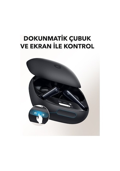 Anker Soundcore Liberty 4 Pro Kulak İçi Bluetooth Kulaklık, Aktif Gürültü Engelleme, Mat Siyah -
