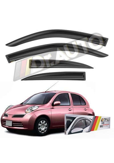 Nissan Micra 2003-2010 Hb Cam Rüzgarlığı 4'lü