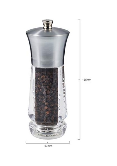 Cole & Mason Exford 160 Mm Akrilik Tuz Değirmeni, H321912 Diğer