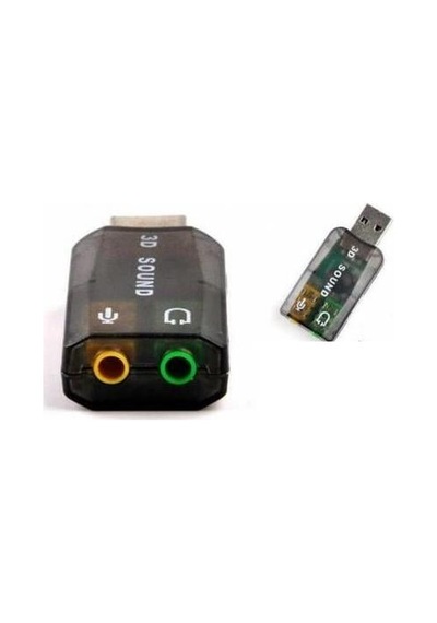 Harici USB Notebook Ses Kartı 3.5 mm. Kulaklık Mikrofon Çevirici