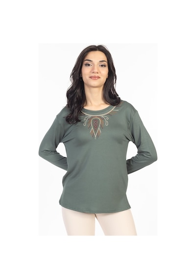 Mutlu City Orta Yaş ve Üzeri Yeni Desen Nakış İşlemeli Yuvarlak Yaka Likralı Anne Penye Bluz 6460-mint Yeşili Mint Yeşili Mutlu City Orta Yaş ve Üzeri Yeni Desen Nakış İşlemeli Yuvarlak Yaka Likralı Anne Penye Bluz 6460-mint Yeşili Mint Yeşili