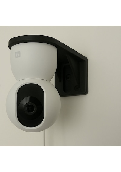 Xiaomi 360 Kamera Için Duvara Priz Üstüne Asma Aparatı Siyah C700/c500 Pro/c400/c300/c200 Kamera Yok