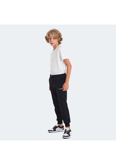 Slazenger LAVRA Çocuk Cepli Siyah Eşofman Altı
