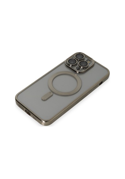 Apple iPhone  Uyumlu  14 Pro Max Kılıf Kross Magneticsafe Kapak - Titan Gri